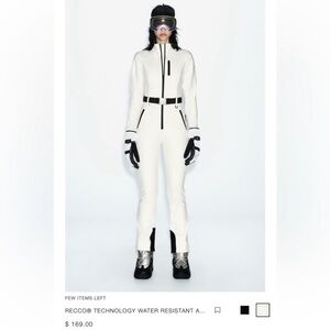 Zara White Snowsuit